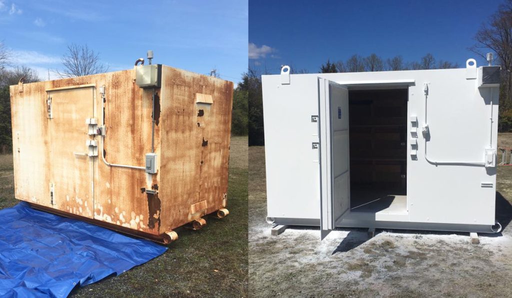Industrial blasting project