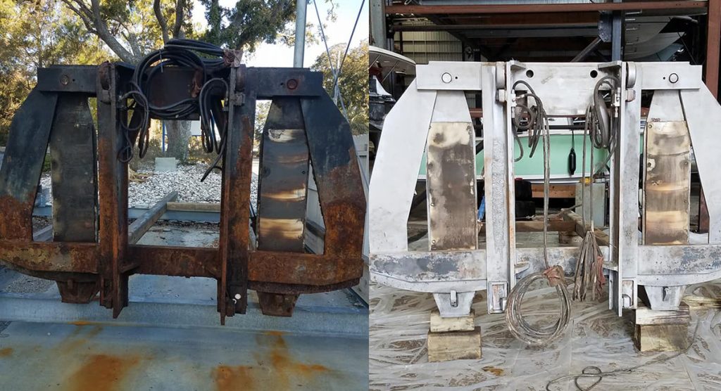 Industrial equipment blasting