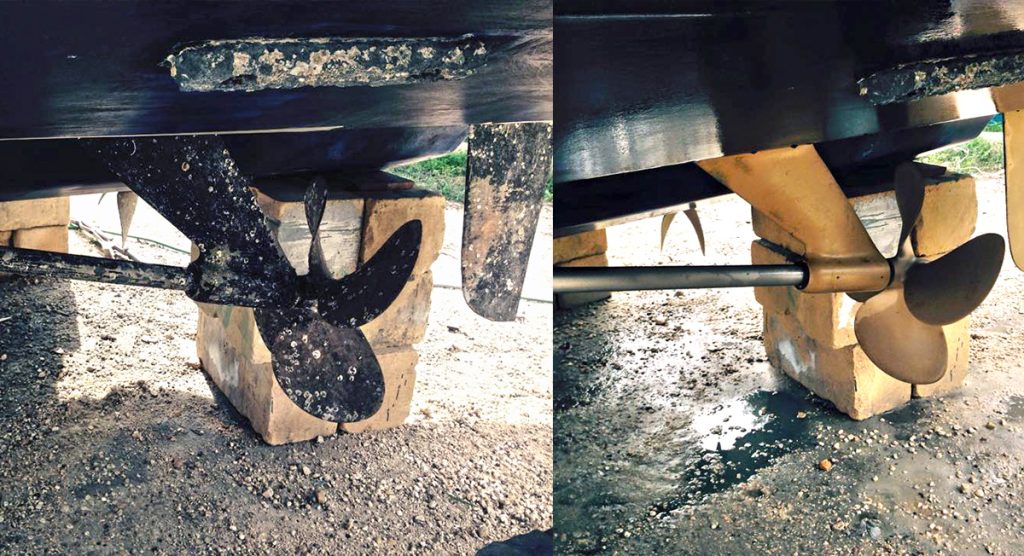 Marine surface prep
