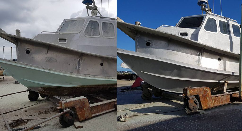 Marine restoration result
